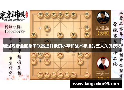 通过观看全国象甲联赛提升象棋水平和战术思维的五大关键技巧